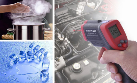 Инфракрасный термометр (пирометр) МЕГЕОН 16551 купить по низкой цене | МАКСПРОФИТ