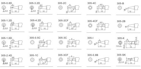 Жало Quick 3034-3C (Quick 305-3C) купить по низкой цене | МАКСПРОФИТ