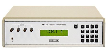 Программируемый декадный магазин сопротивлений Meatest M602 купить по низкой цене | МАКСПРОФИТ